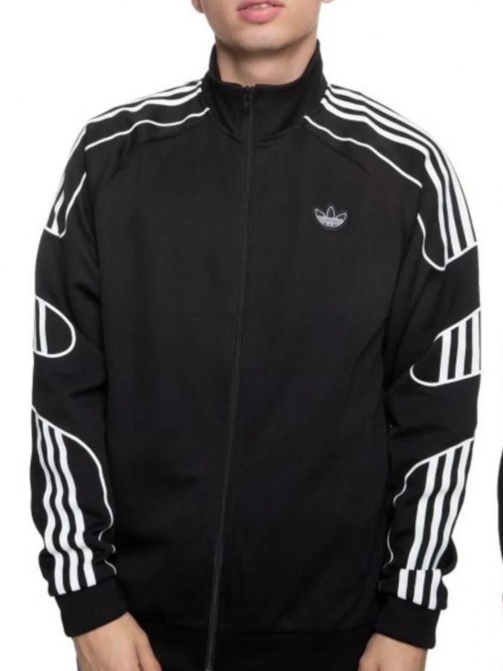 Adidas Originals Men's Flamestrike Track Jacket In Black Size Medium